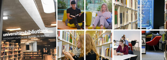 Bibliotheksbereich | Fotos: Lena Reiner/Rolf Hannemann