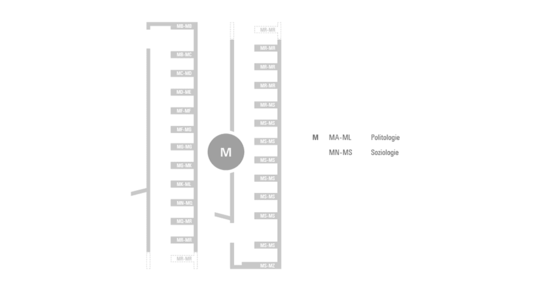 Leitsystem der Bibliothek der Zeppelin Universität