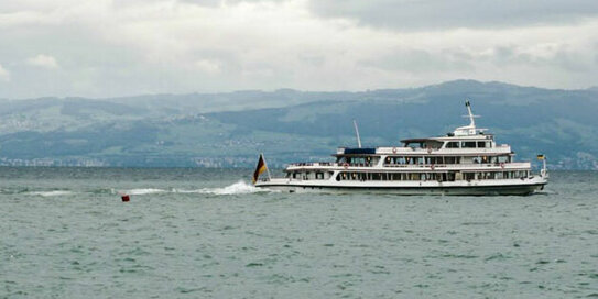 Schiff auf dem Bodensee
